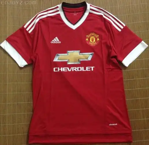 英超曼联曼彻斯特联1516赛季主场球迷版短袖球衣球服ac1414