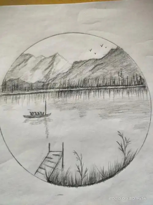 秋的诗意——黄滩初中七八年级部分优秀美术作业展示