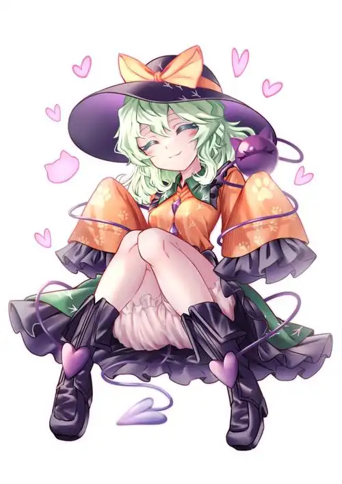 二次元美少女灯笼裤