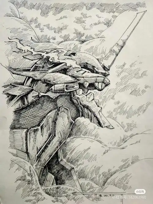 画渣临摹大佬,哎#我的日常  #画画  #eva初号机