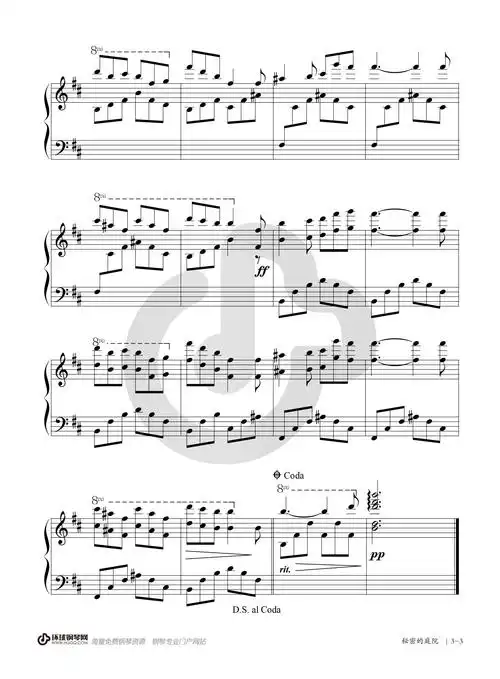 克莱德曼钢琴谱-理查德·克莱德曼秘密的庭院钢琴谱-环球钢琴网