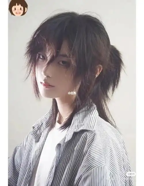 半扎狼尾武士头 帅到我心里!