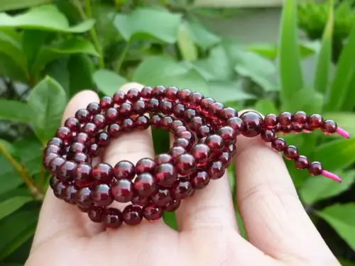 纯天然特级极品石榴石天然酒红色美容养颜时尚美丽缘饰缘来