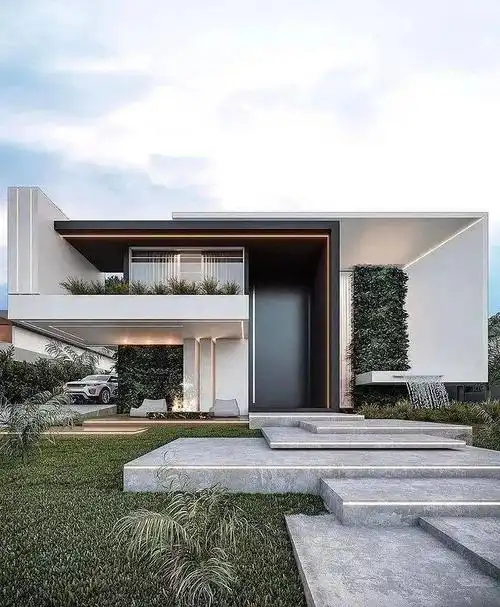 云栖建筑丨43款乡村别墅入口设计让你回家仪式感拉满