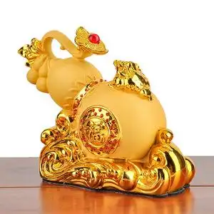 招财沙金葫芦摆件