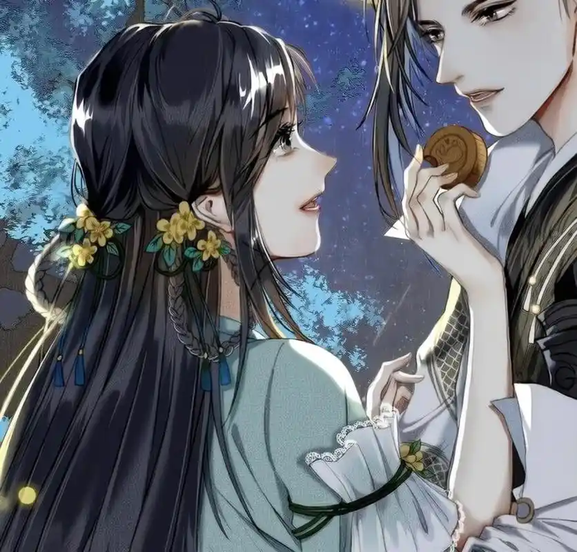 精选古风情侣头像(4),两个黄鹂鸣翠柳