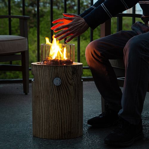 ecotop壁炉装饰摆件火焰取暖器家用小型火炉室外烧烤炉