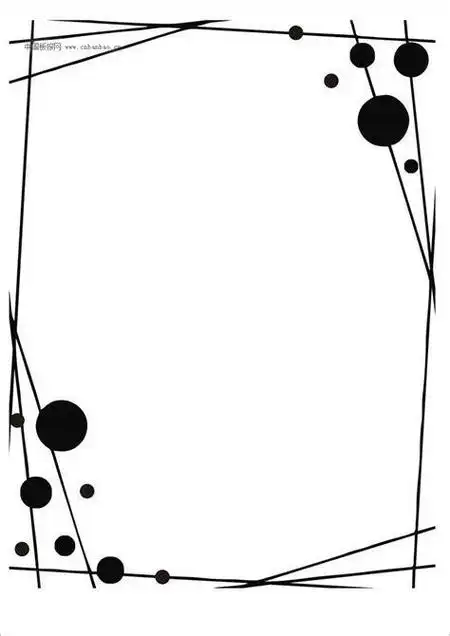 抄报花边边框画元旦手抄报精美装饰花边边框手抄报a4纸边框花纹手抄报