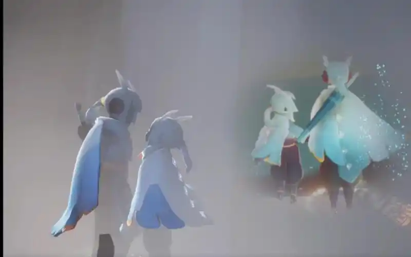 【光遇/白鸟专场/摸头杀】请问你掉的是一只可爱的白鸟,还是帅气的