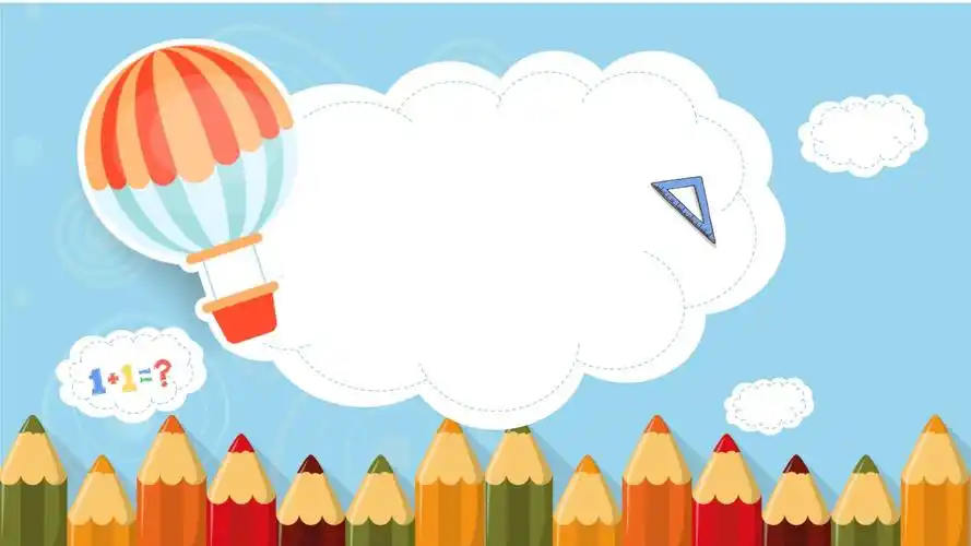 可爱卡通风小学家长会ppt模板_第3页