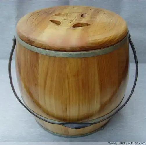 热销坐便器老人_原色木马桶 木质木制老人用移动马桶 实木马桶便桶坐