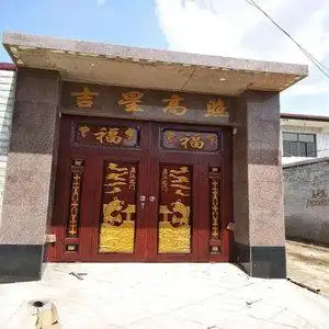 农村自建a房大门家用双开门铁门乡村庭院门护栏大铁门烤漆定做大