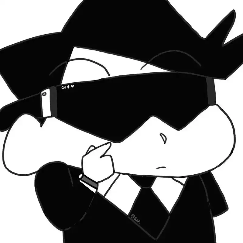 wechat#微信头像 #初来乍到请多关照  蜡笔小新黑白 - 抖音