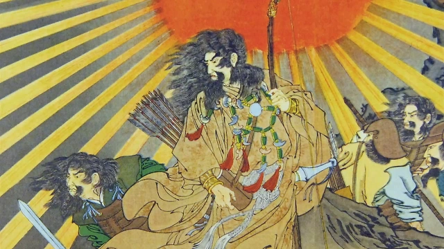 日本第一代天皇神武天皇亚洲君主英字