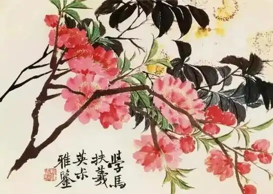 有蒲菡萏赵之谦 红荷图赵之谦 太华峰头玉井莲赵之谦是我国清代的花鸟