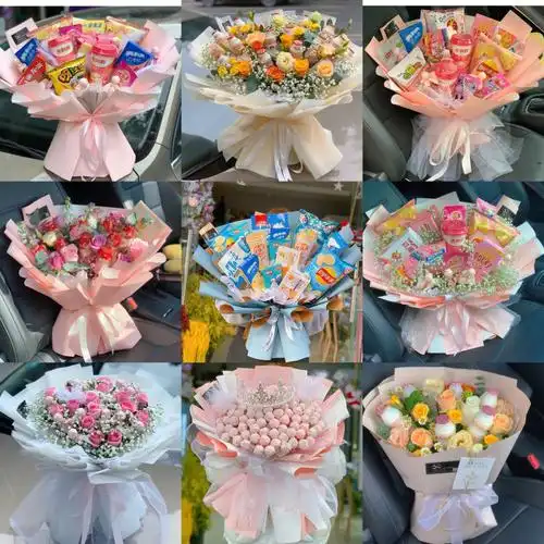 吃货最爱的零食花束合集