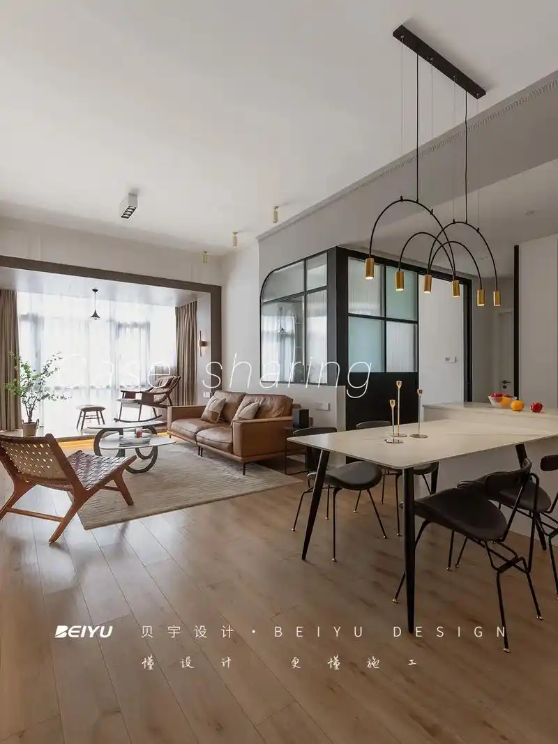 装修完了 属于我的75平现代小复古的家.繁华忙碌的城市中,家 - 抖音