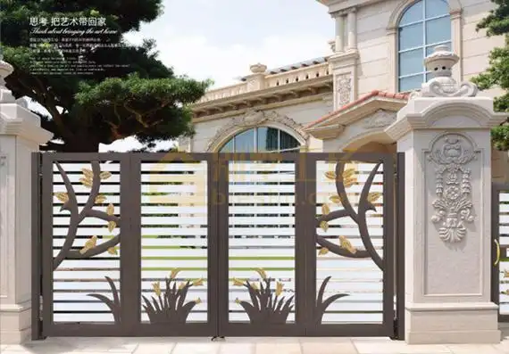 自建别墅大门两边柱子图片大全各种造型样式气派又时尚