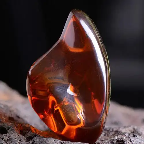 【30.277g】天然缅甸琥珀 红茶珀 (裸石)