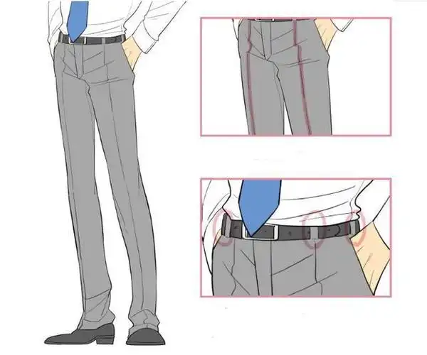 西装男画法教程,不能错过的"制服诱惑"