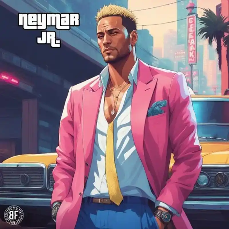 随着《gta6》的热度来袭,国外足球媒体bestoffootball分享了数张足坛