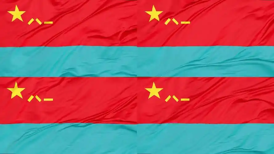 4k中国人民解放军八一旗空军军旗