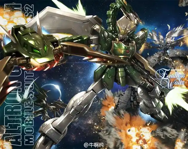 [绘画]ew版双头龙高达(有过程)