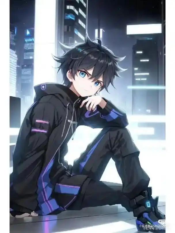 没灵感了,发几张帅图吧#动漫 #蓝轩宇 - 抖音