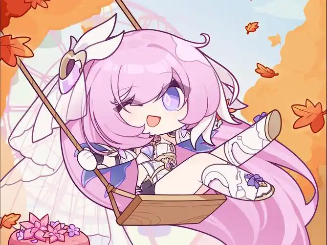 【绘画】崩坏三生日q版壁纸稿件展示