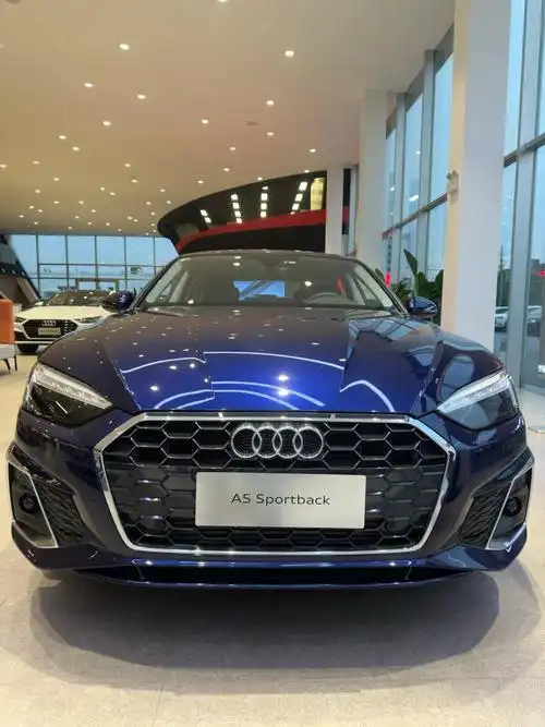 又美又飒又帅 回头率爆表 奥迪a5纳瓦拉蓝07