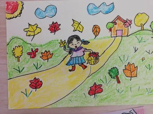 亲子绘画"美丽的秋天"优秀作品展————二实小教育集团钢山校区幼儿