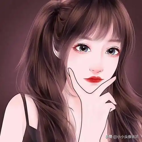 2021流行气质头像卡通