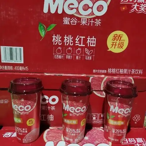 香飘飘果汁茶香飘飘meco蜜谷果汁茶饮料水果味即饮品蜜糖礼盒密蝶7月