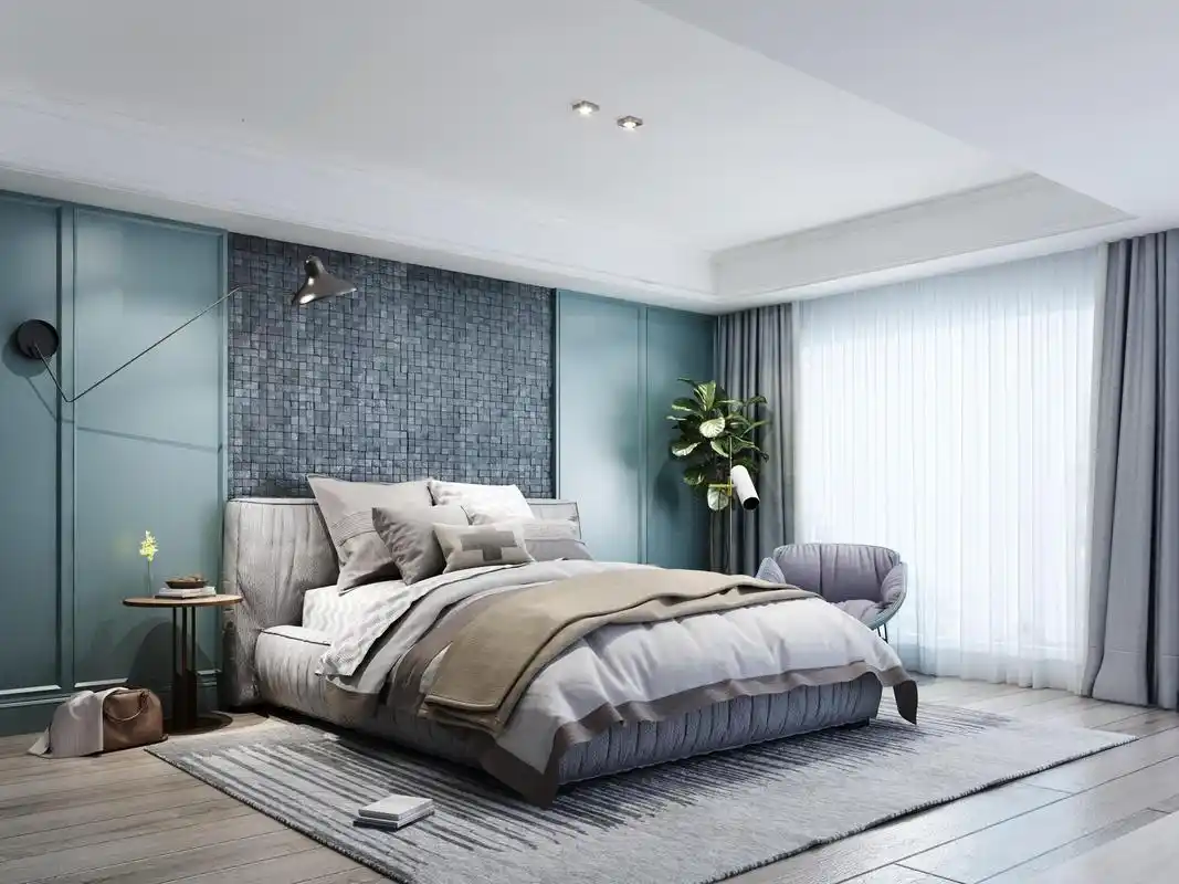 芜湖北欧风格装修卧室实景图