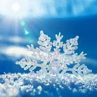 美丽而清静的雪花 雪景小清新好看的风景头像图