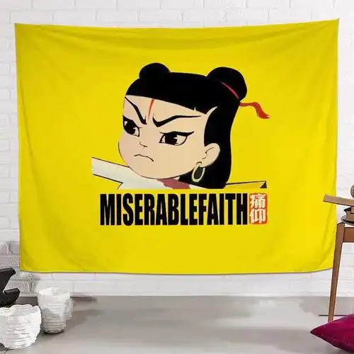 痛苦的信仰摇滚乐队痛仰乐队哪吒网红ins直播背景布酒吧卧室挂布ty19