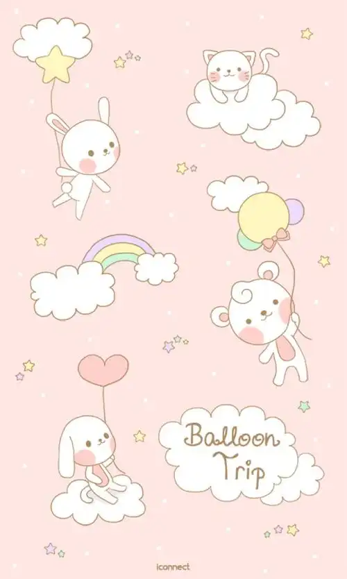 iphone壁纸 萌物 可爱 背景 套图 韩系 ╯з ) 麽麽