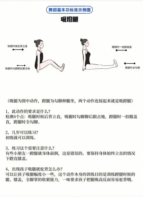舞蹈基本功示例图分享
