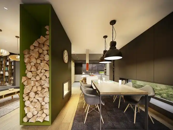 客厅隔断还可以做的这么有创意