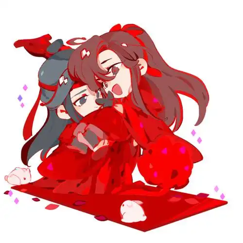 抽的点图,点了忘羡婚服