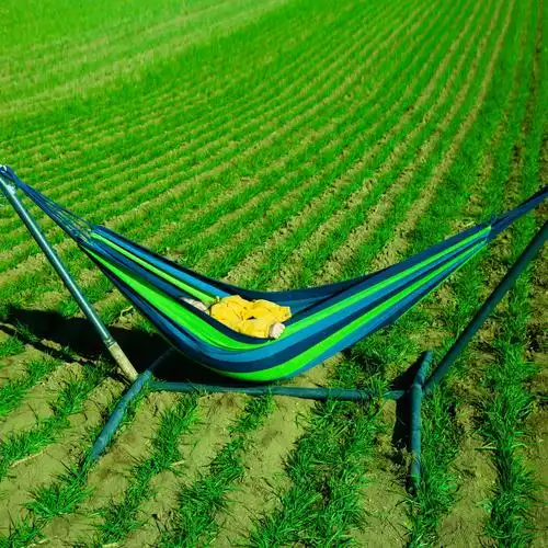 厂家直销 加工定制 加厚帆布吊床 加宽双人吊床 室内户外秋千