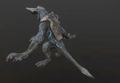 简模升级版-镰刀头 环太平洋  三级怪兽knifehead 科幻 外星怪物