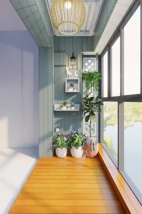 小户型阳台客厅太小怎么办?佛山懒猫木阳台定制阳台改造设计方案_的设