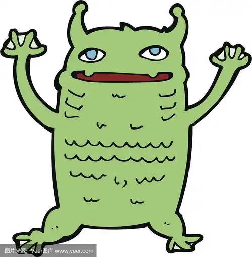卡通小怪物