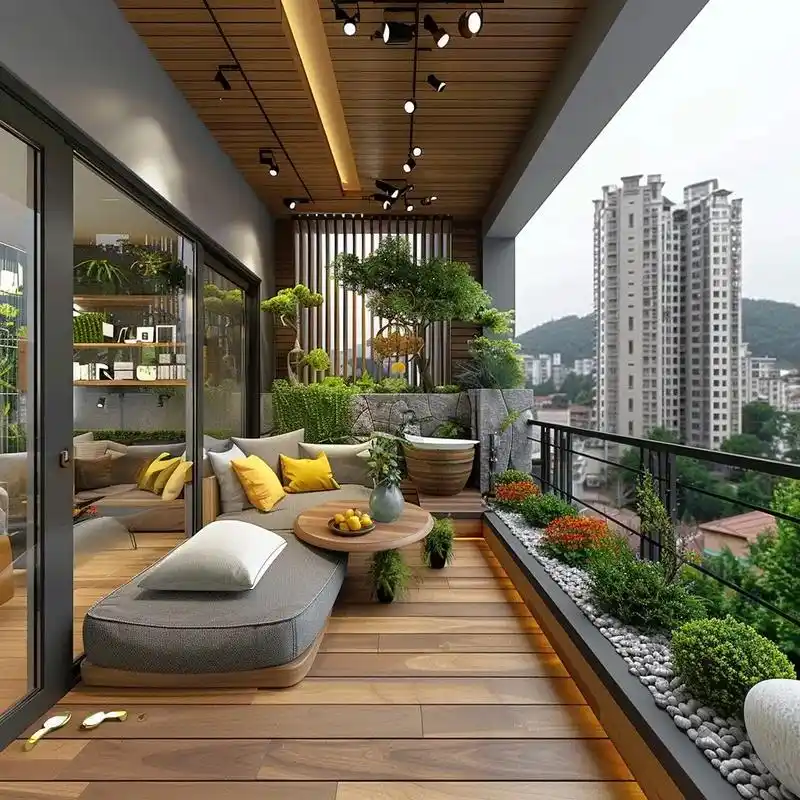 花费2千阳台花园设计,大家看看哪个更好?