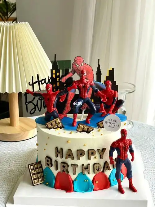 蜘蛛侠男孩儿童蛋糕
