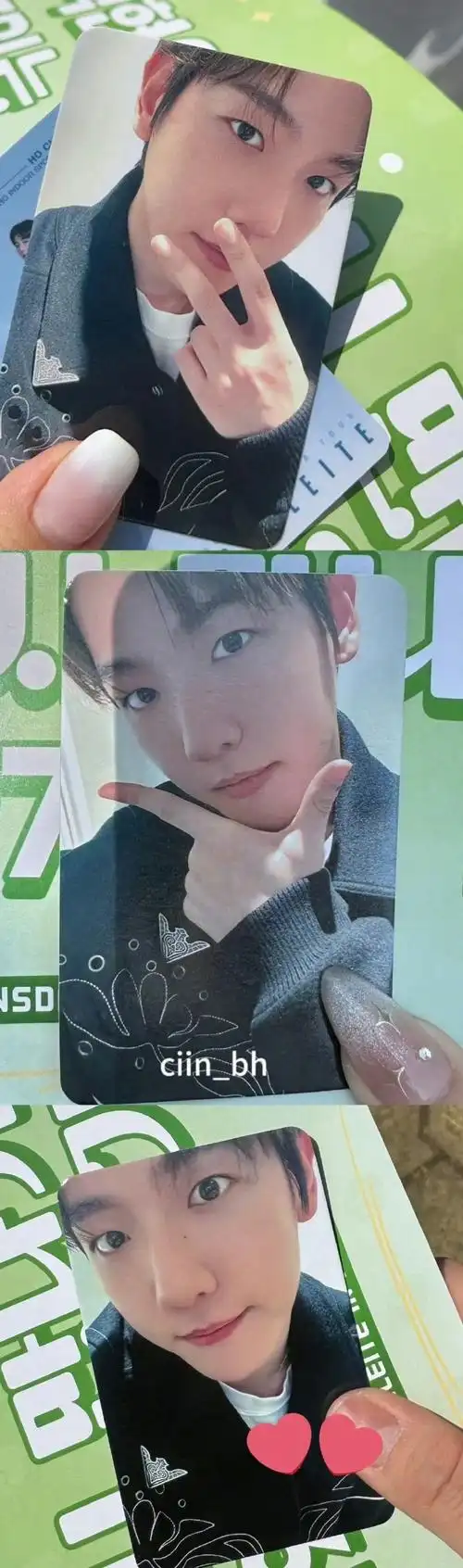 边伯贤亚洲巡演#  所有【lonsdaleite】入场小卡已加载完毕  小小的