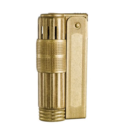 爱酷(imco)奥地利煤油打火机爱酷怀旧复古原铜滚花铜质老式防风男创意