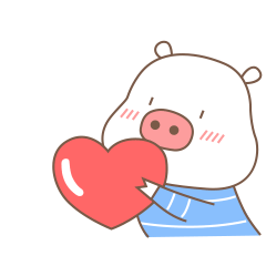 小猪布鲁喏微信表情 小仙女最爱的卡通小猪猪表情 - 【可爱点】