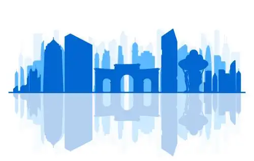 茂名建筑城市剪影 城市